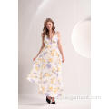 Zomer maxi-jurk met bloemenprint voor dames